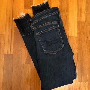 America Eagle Dark Wash Jeggings